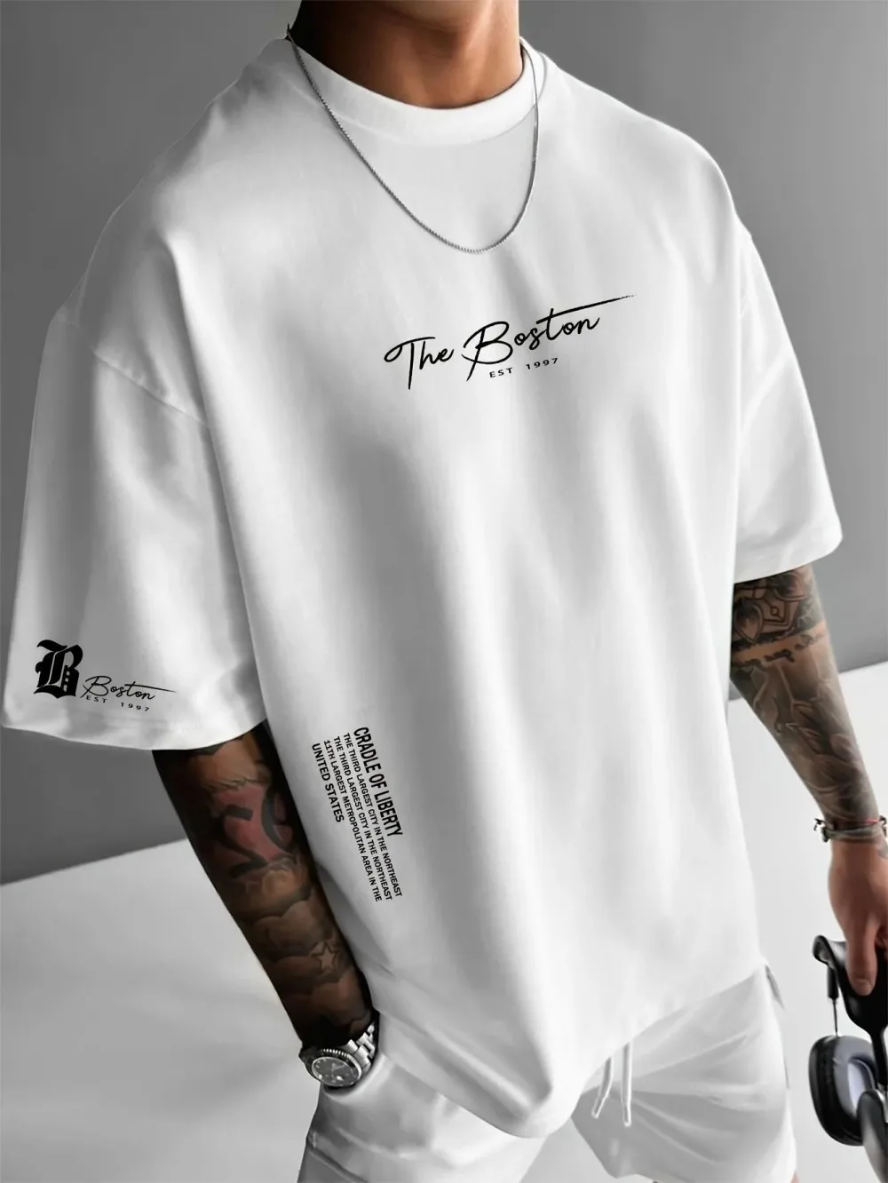 Streetwear Brand Tees - The latest luxurious men's brand letter-print