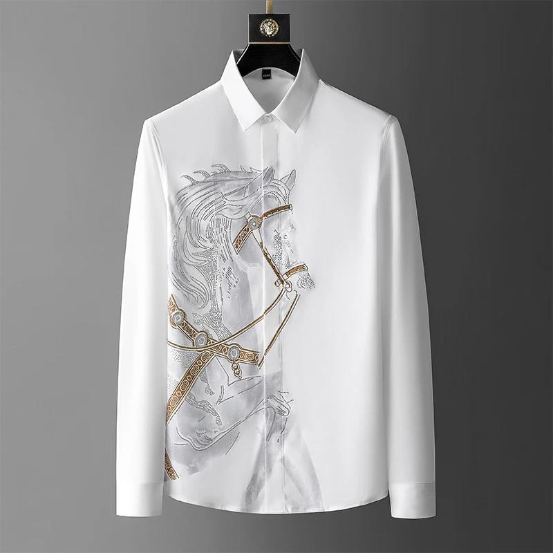 Streetwear Uomo Brand - Brand Luxury Men's Shirt 2025 Summer