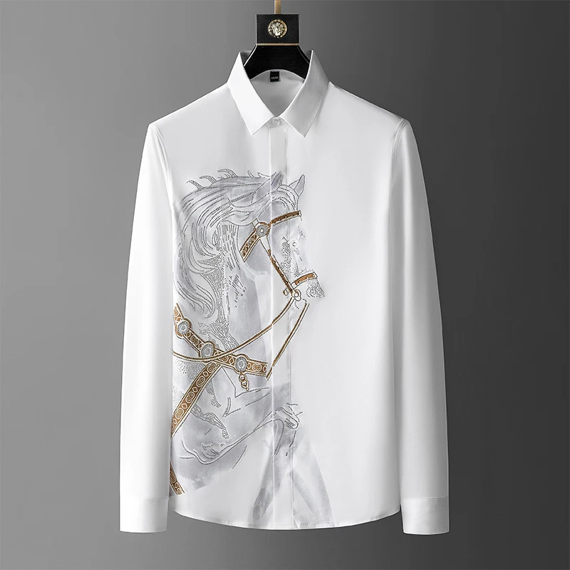 Streetwear Uomo Brand - Brand Luxury Men's Shirt 2025 Summer