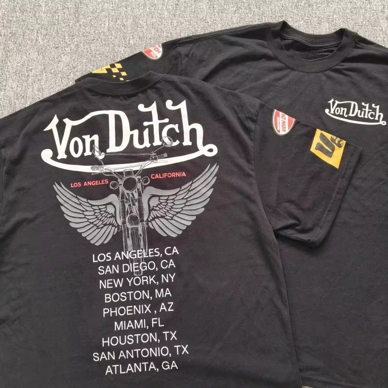 Streetwear Brand Trends - City Motorcycle Culture Trend Brand T-Shirt