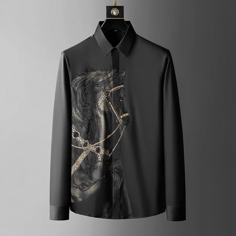 Brand Luxury Men's Shirt 2025  - đánh giá và giá Streetwear Uomo Brand
