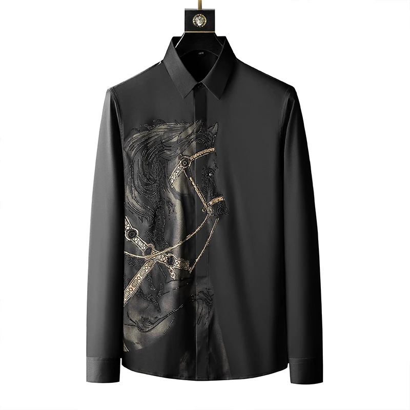 Brand Luxury Men's Shirt 2025  - đánh giá và giá Streetwear Uomo Brand